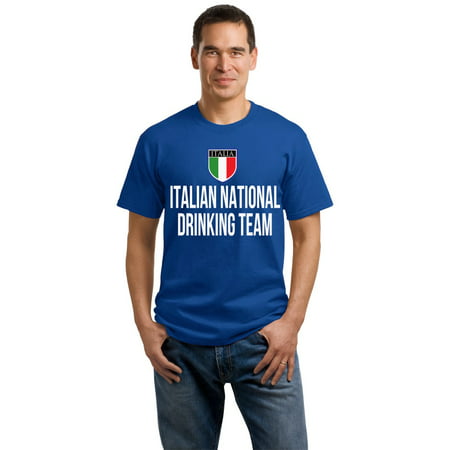 Italian National Drinking Team - Italy Soccer Football Funny Unisex (Best Italian Soccer Team)