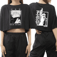 thumbnail image 2 of Camiseta con estampado gráfico de Anime Satoru Gojo para mujer, Camiseta corta para mujer, moda de verano, camiseta Halter para mujer, Tops para mujer, 2 of 5
