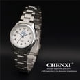 thumbnail image 3 of Chenxi Brand Classic Luxury Quartz Ladies Watches Fashion Noble Gift Clock Women Wristwatch Stainless Steel Silver Female Watch - Quartz Wristwatches, 3 of 7