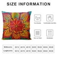 thumbnail image 5 of Shiartex Spanish Pillow Covers Mexican Pillows Talavera Southwest Traditional Ceramic Tile Style Furniture Throw Pillowcases Yellow Green Orange red White, 5 of 5