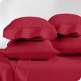 thumbnail image 1 of Bare Home Pillowcase Set - Premium 1800 Collection - Double Brushed - Ultra Soft - Standard Size, Red, 4 Count, 1 of 7