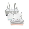 thumbnail image 2 of Fruit of the Loom Girls Spaghetti Strap Sports Bra, 3-Pack Sizes 28-40, 2 of 5