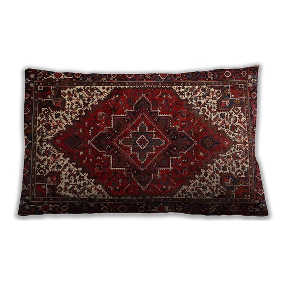 Ahgly Company Outdoor Rectangular Traditional Lumbar Throw Pillow, 13 inch by 19 inch