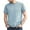Light Blue, variant on EQWLJWE Men's Sports Shirts Men's Short-sleeved Stand Collar Bottom Shirt Slimming T-shirt Fashion Casual Solid Slimming Top Short-sleeved Casual Sports Daily Top Blouse