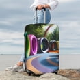 thumbnail image 7 of Hirioo Colorful Tire Tunnel Park for Elasticity Suitcase Cover (No luggage Included) Durable Luggage Protector Fits 18-32 Inch Luggage-Small, 7 of 7