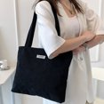 thumbnail image 2 of Bolso Hobo Sólido 2 Uds. Conjunto Pana Informal Gran Capacidad para Mujer, 2 of 9