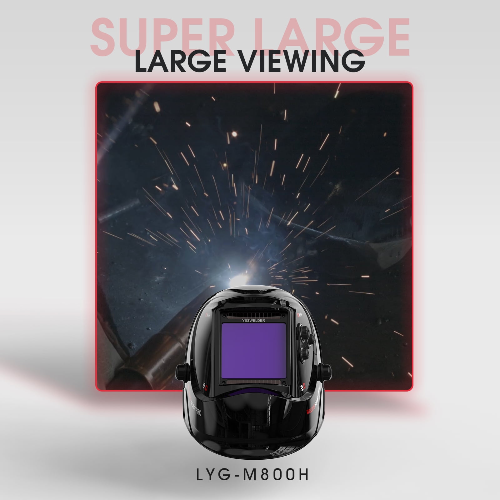 YesWelder Auto Darkening Welding Helmet
