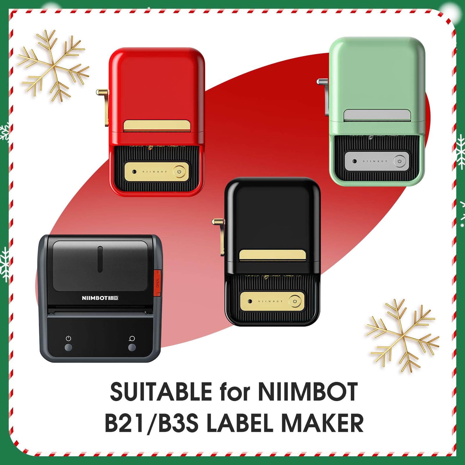 Label Printer NIIMBOT B21 Pro Label Maker, 300DPI HD , Ideal Niimbot ...
