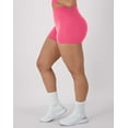 thumbnail image 2 of Hanes Moves Women's Bike Shorts, 3" Pink Pedestal XL, 2 of 5