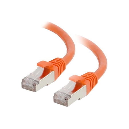 UPC: 0757120008828 | C2G / Cables to Go 00882 Cat6 Snagless Shielded (STP) Network Patch Cable  Orange (7 Feet/2.13 Meters)