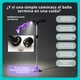 thumbnail image 4 of Bastón Plegable con Luz LED y Base Antideslizante | Altura Ajustable 85-97cm | Punta Giratoria 360° | Soporta 130kg | Bastón Ergonómico para Adulto Mayor Hombre Mujer, 4 of 12