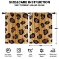 thumbnail image 2 of Blackout Kids Curtains,Gold and Brown Of Leopard Print Childrens Insulated Curtains Set Of 2,Bedroom Essentials,Toddler Room Decor 42"x54", 2 of 5