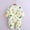 Beige, variant on YHAJDS Unisex Newborn Baby Romper Long Sleeve Round Neck Button Print Cotton Jumpsuit Infants Bodysuit Clothes