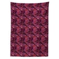 thumbnail image 3 of Ambesonne Lilac Tablecloth Rectangular Table Cover, Abstract Leaves Foliage, 52"x70", Multicolor, 3 of 4