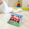 thumbnail image 4 of Baby Books Soft Cloth Books Rattle Book Early Learning Rustle Sound My First football, 4 of 7