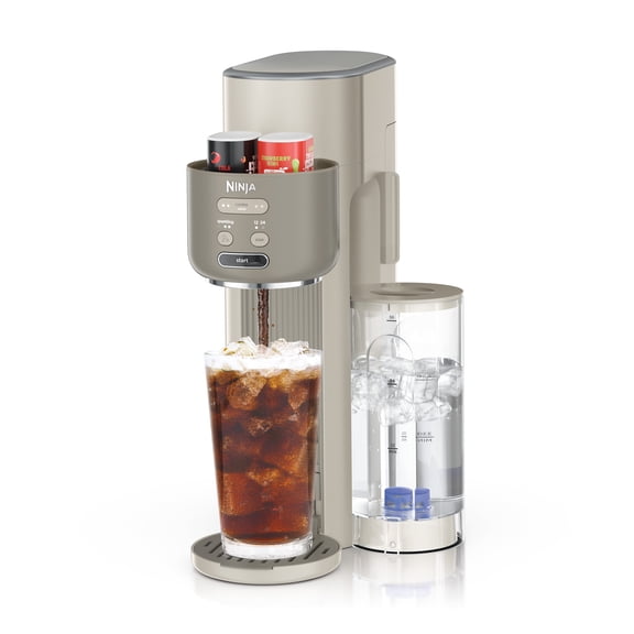 Ninja Thirsti Ultimate Drink System, Sparkling or Still, 36-oz Removeable Temperature Sensitive Water Reservoir, WC3000SD1 Sand