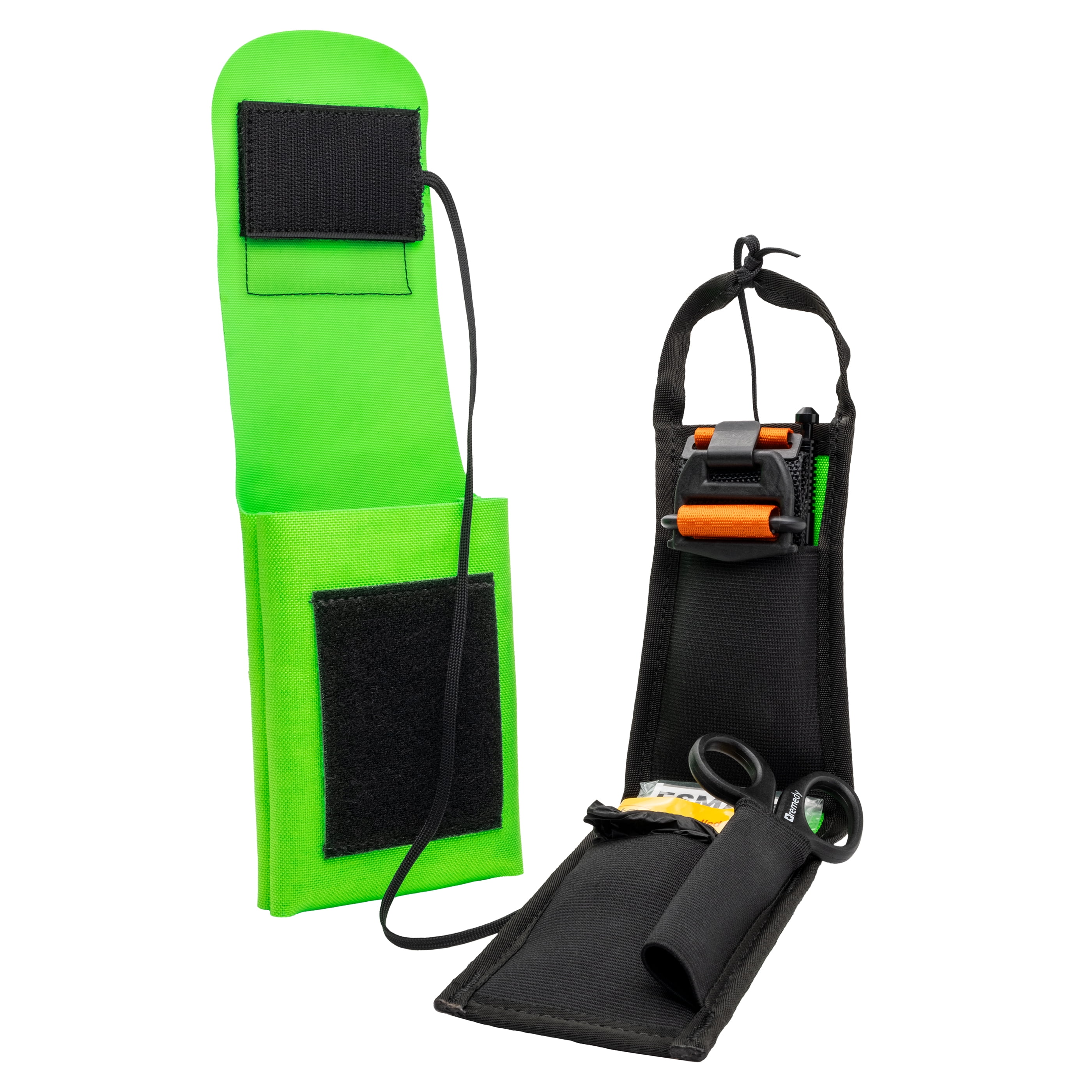 TacMed Solutions Arborist First Aid Kit, High Visibility Pouch, Belt and Harness Compatible
