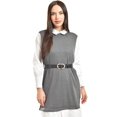 thumbnail image 4 of Vestido Camisero Con Chaleco Roman Fashion Juvenil 3820 Gris M, 4 of 5