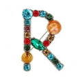 thumbnail image 1 of Agiferg Porte-Clés Accessoires pour Femmes Filles Initiale Pailletée Or, 1 of 1