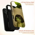thumbnail image 4 of Quirky Frog Portrait Phone Case – Funny Frog with Bob Haircut Design, Whimsical Forest Art Style for iPhone 17 16 15 14 13 12 11 Plus Pro Max Mini, 4 of 6