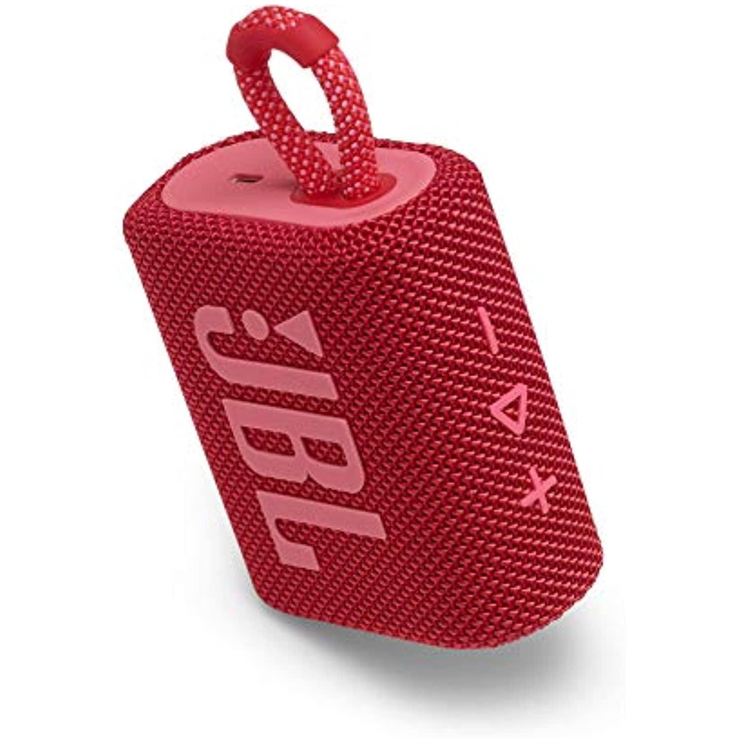 Restored JBL Go 3: Portable Speaker with Bluetooth, Builtin Battery, Waterproof and Dustproof Feature Red (JBLGO3REDAM) (Refurbished)