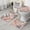 Multicolor Ethnic Patchwork, variant on Multicolor Floral and Geometric Boho Pattern Bathroom Rugs Sets 3 Piece,Toilet Cover Set,Absorbent Non Slip Bathroom Mats Sets with U-Shaped Contour Rug Toilet Rug Set
