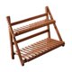 thumbnail image 5 of Soporte de bambú para plantas, organizador de escritorio, escalera que ahorra espacio, estable, decorativo, para plantas. Marrón oscuro 50cm, 5 of 8
