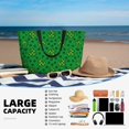 thumbnail image 5 of Gaeub St Patrick's Day5 Print Beach Bag,Large Tote Bag,Waterproof Sandproof Women Tote Bag,Pool Bag with Zipper for Gym Grocery Travel, 5 of 7