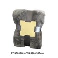 thumbnail image 3 of AZXY 30x40 Throw Blankets On Sale,Blankets for Beds,Coral Velvet Thick Cozy Small Throw Blanket Clearance for Sofa Couch,Soft Fuzzy Blanket Gray, 3 of 6