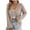 Khaki, variant on Womens Hollow out Cardigans Knitted V Neck Long Sleeve Tie Front Trendy Sweater Lightweight Cardigan Tops (XL, Khaki)