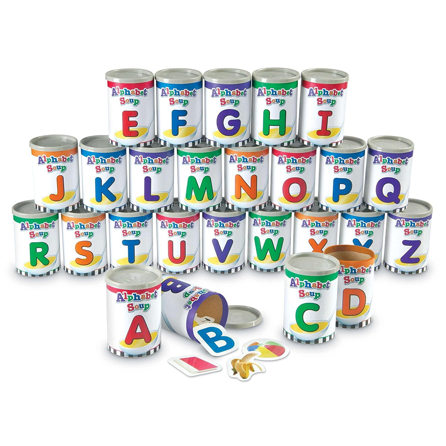 Learning Resources Alphabet Soup Sorters Skill Set, Preschool Toys