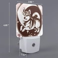 thumbnail image 2 of Balery Vintage Husky Dog Luz Nocturna LED con Sensor Automático, Enchufe con Sensor Crepuscular, Luz Suave de 0.5W para Dormitorio, Pasillo, Baño-US, 2 of 7