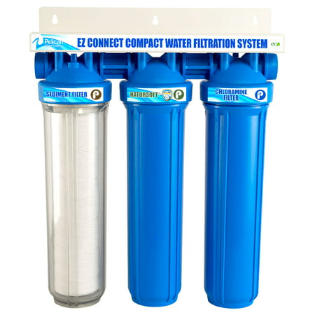 EZ-Connect Compact Whole House Water Dispenser Filtration System and Softener