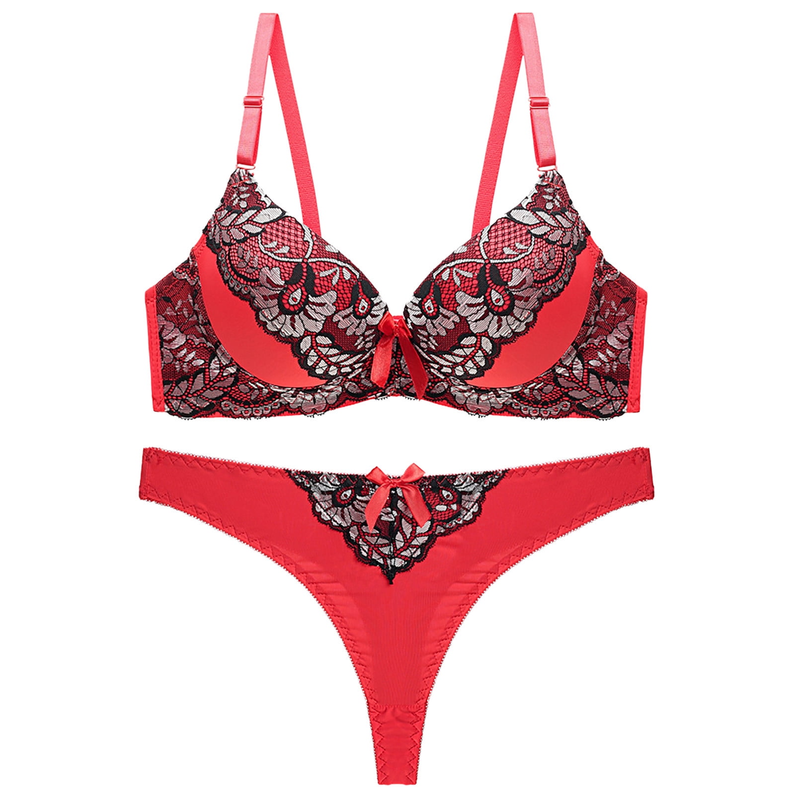 Womens Lace Cotton Embroidered Push Up Bra And Panty Set, Plus Size Lingerie  Set Q0705 From Sihuai03, $10.64