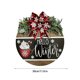thumbnail image 3 of Christmas Wooden Party Background Wall Decoration Window Wall Hanging Garden Door Hanging Pieceses Wooden Door, 3 of 8
