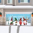 thumbnail image 4 of Housse de Porte de Garage de Noël Colorée Grande Décoration Extérieure avec Tissu Imperméable, Boucles de Suspension et Impression Résistante à la Décoloration pour Porte de Garage, Fête de Vacances, Affichage Extérieur 82.7x59.1 Po 1., 4 of 5