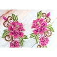 thumbnail image 4 of Kironypik 1 Pair Polyester Flower Shape Applique DIY Stylish Fashionable Clothes Dress Sew On Patch Ornament Accessories, 4 of 6