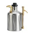 thumbnail image 1 of Mini dispensador de barriles, Mini barril de vino, barril de cerveza casera, bañera de almacenamiento, Kegerator portátil, dispensador de grifo para 2L Plata, 1 of 8