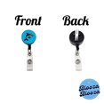 thumbnail image 3 of Orca Killer Whale Retractable Reel ID Badge Key Card Name Tag Holder with Clip, 3 of 7