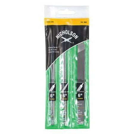 

Nicholson 6 in. L High Carbon Steel Assorted File Set 3 pc