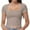 Gray, variant on Women's Square Neck Tops Short Sleeve Crop Tops Workout Summer Clothes Casual Slim Fit T-Shirts