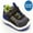 Grey/Blue, variant on Stride Rite Toddler Boy Shoes Washable Running Shoes, Round Toe, Closed Toe Blue, 3