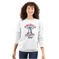 thumbnail image 3 of America Let Freedom Ring Liberty Bell Sweatshirt for Men or Women Brisco Brands X, 3 of 6