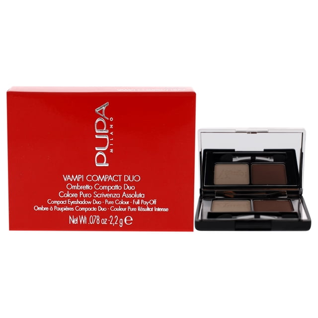 Pupa Milano Sombra ¡Vamp! Sombra de ojos dúo compacta - 005 Chocolate con leche 0.078 oz Pupa Milano Sombra 0.078 oz