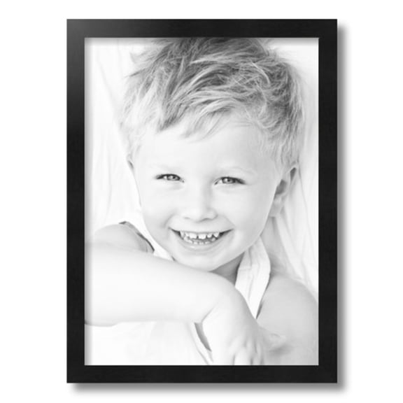 ArtToFrames 13" x 18" Black Picture Frame, 13x18 inch Black Wood Poster Frame (WOM-5139)