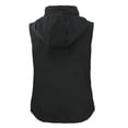 thumbnail image 3 of Women's Cutter & Buck Black Florida Marlins Cooperstown Collection Charter Eco Recycled Full-Zip Vest, 3 of 3