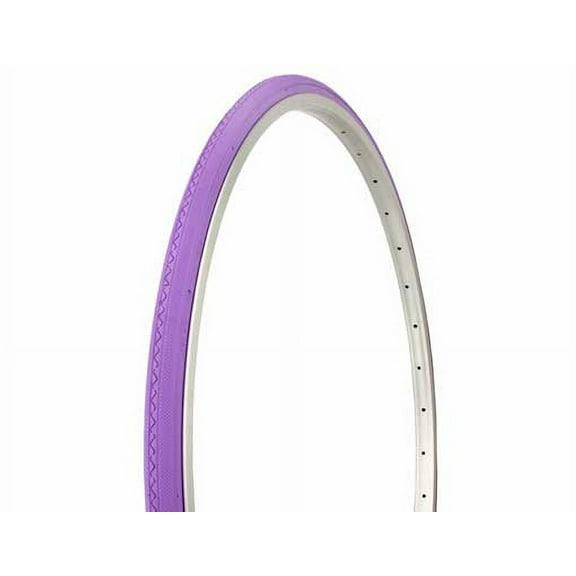 Tire Duro 27" x 1" Purple/Purple Side Wall HF-156B. Bicycle tire, bike tire,