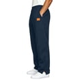 thumbnail image 5 of sageysalite Sweatpants for Men Straight Leg Side Slit Drawstring Elastic Waist Fall Winter Workout Warm Workout Pants with Pockets, 5 of 6