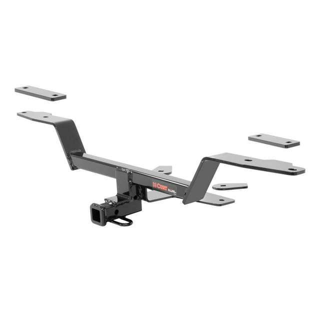 CURT 11448 Trailer Hitch Rear Class I; Square Tube; 1-1/4 Inch Receiver; 2000 Pound Weight Carrying Capacity/ 200 Pound Tongue Weight