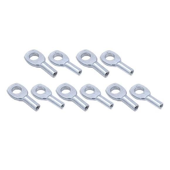 10 Pack Oeillets de Câble en Acier pour 2mm Câble en Acier de Fitness, 6mm